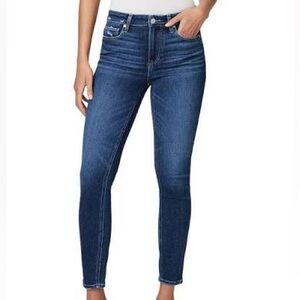 PAIGE Women's Dark Blue Hoxton Ankle Jeans